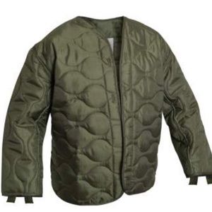 Green Quilted Jacket